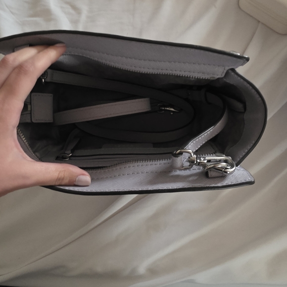 Michael Kors Silver Studded Clutch - Picture 2 of 3